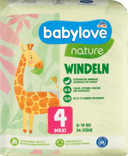 Image du produit dm babylove nature Windeln (Taille 4, Pack, 34 pcs)