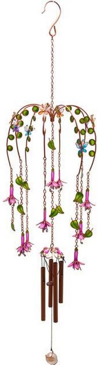 Actual product image Something Different Fuchsia wind chimes