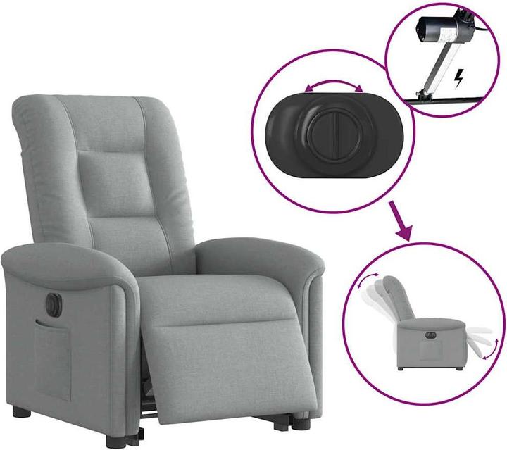 Image du produit vidaXL Relaxsessel mit Aufstehhilfe