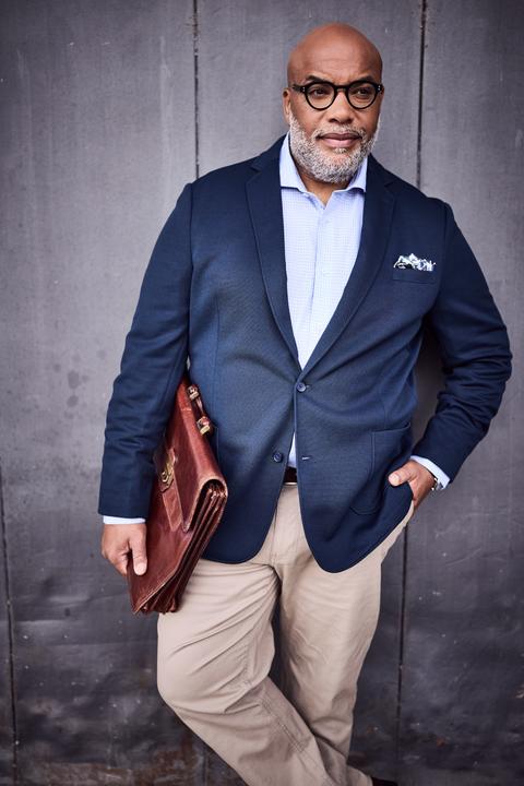 Actual product image JP1880 Two Tone Woven Jacket (54)
