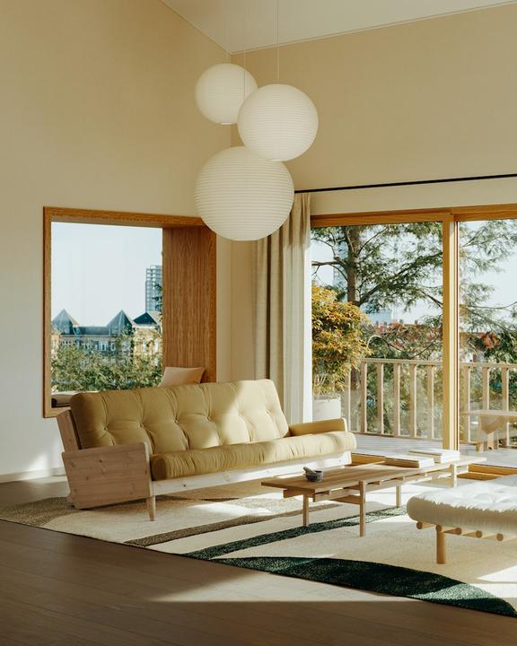 Produktbild Karup Design Indie Klar lackiert (3-Sitzer, Bettsofa)