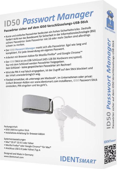Produktbild IDENTsmart ID50 Passwort Manager