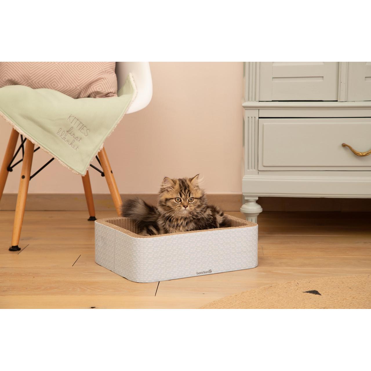 Thumbnail - Beeztees Kitten Kratzkorb Kero (12 cm, Braun, Grau), Katzenbaum