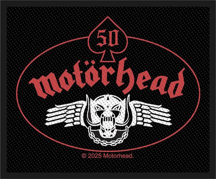 Image du produit Motorhead Schädel mit FlügelnPatch Polyester (10 x 10 cm)