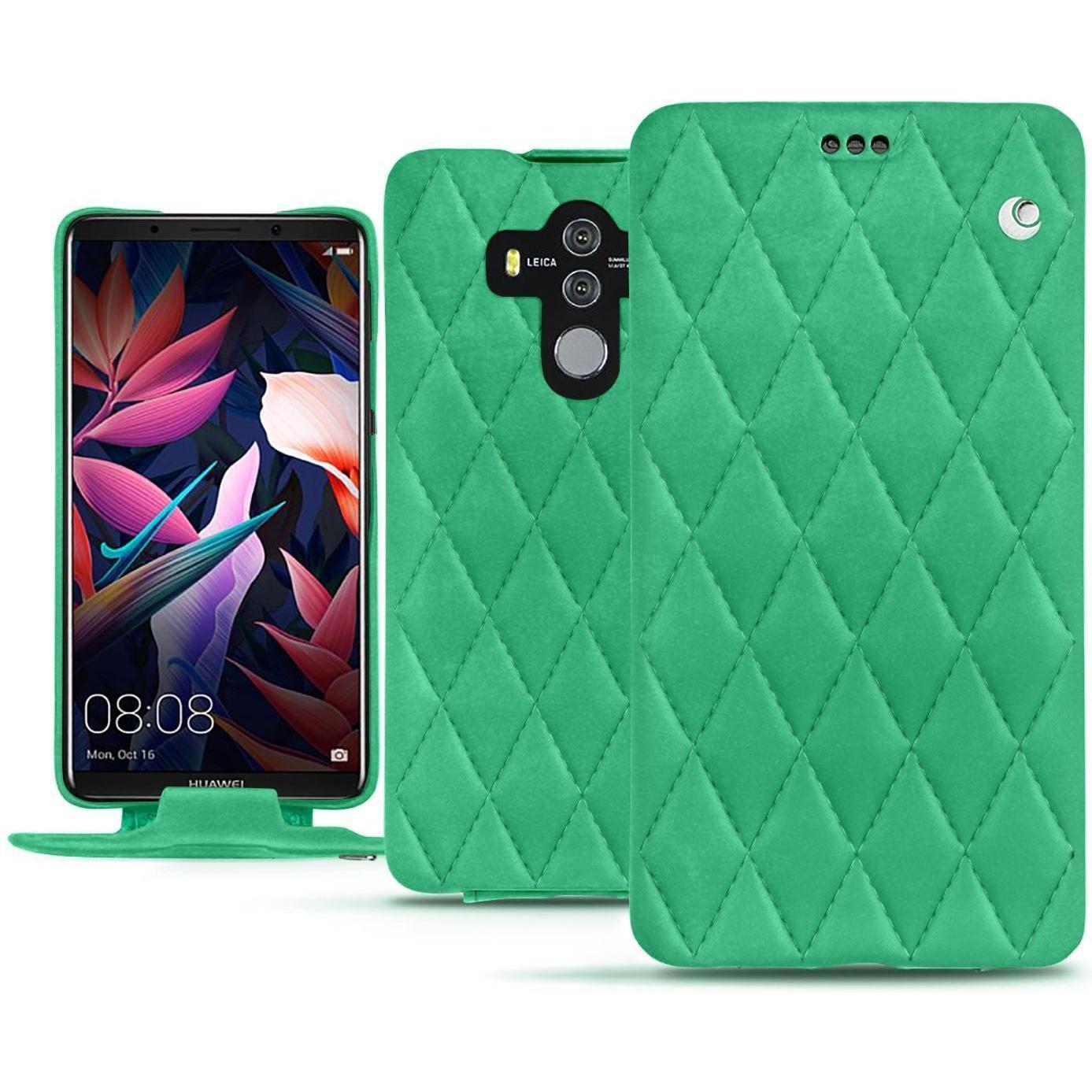 Noreve Lederschutzhülle vertikal (Huawei Mate 10 Pro), Smartphone Hülle, Violett
