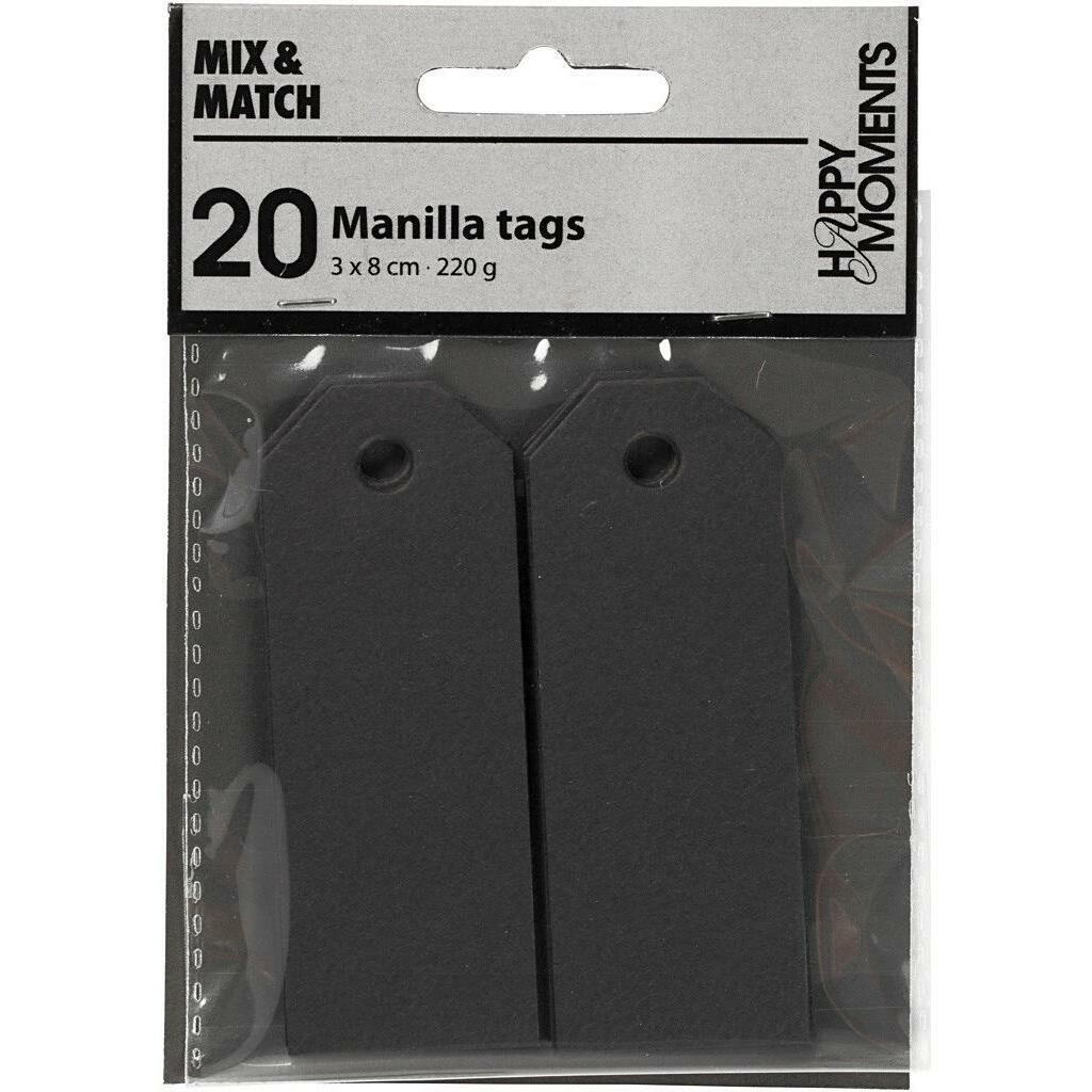 Creativ Company, Geschenkverpackung, Manila Tags (Geschenkverzierung, 20 x)