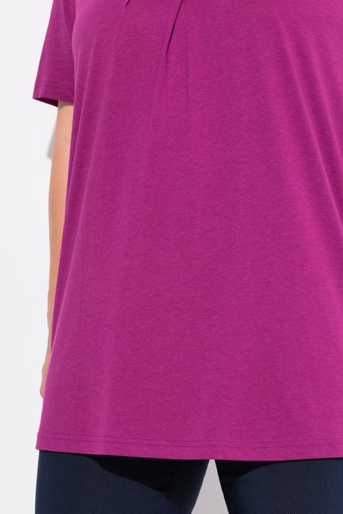 Actual product image Ulla Popken Essential Front Pleat Tee (60)