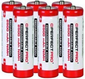 Produktbild PerfectPro NiMH-Akkus AA (6 Stk., AA, 2500 mAh)
