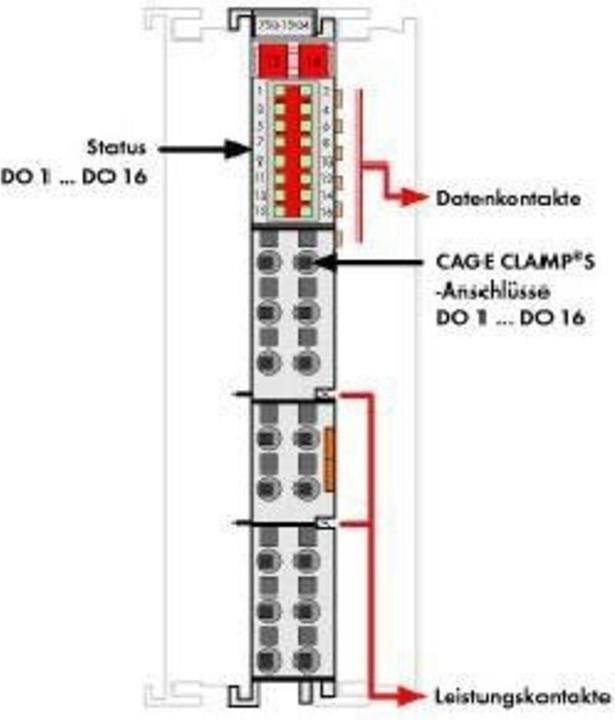 Image du produit Wago Module de sortie numérique 16 canaux 24VCC