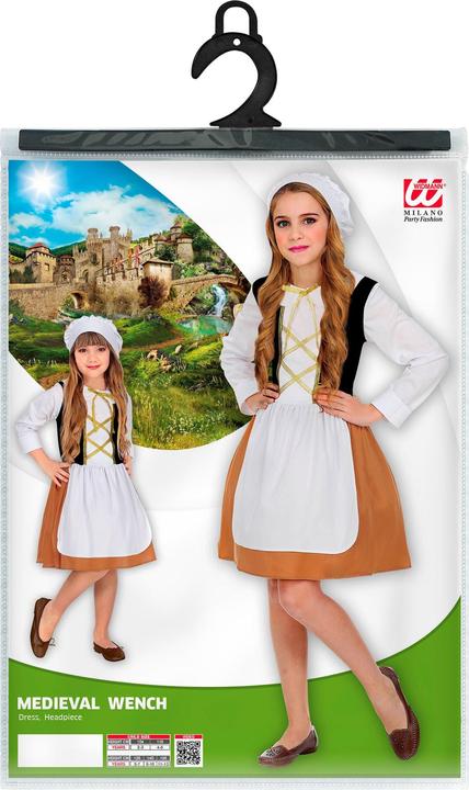 Immagine prodotto Widmann MITTELALTERLICHE MAGD (Kleid, Haube), 104 cm / 2-3 Years (98)