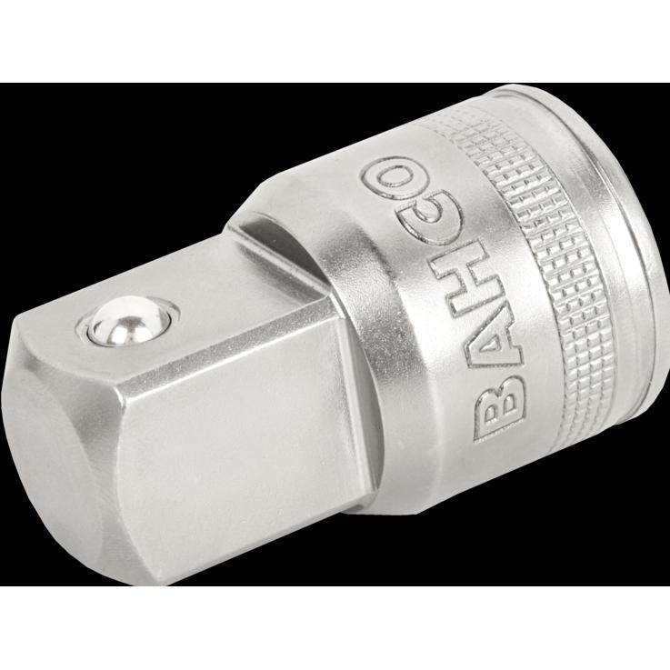 Bahco, Steckschlüssel + Stecknuss, Vergrösserungsstück 1/2" auf 3/4", Vierkantantrieb, 45 mm