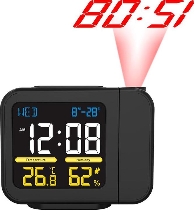 Livoo Wetterstation mit Zeitprojektion