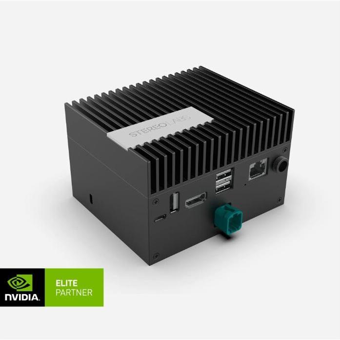 Stereolabs ZED Box NVIDIA? Jetson Orin? NX 16GB senza GMSL2 256GB con GNSS (256 GB, 16 GB), PC, Nero