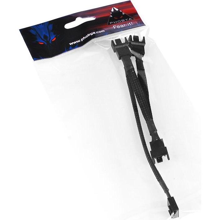 Thumbnail - Phobya 4Pin PWM Verlängerung, Interne Kabel (PC)