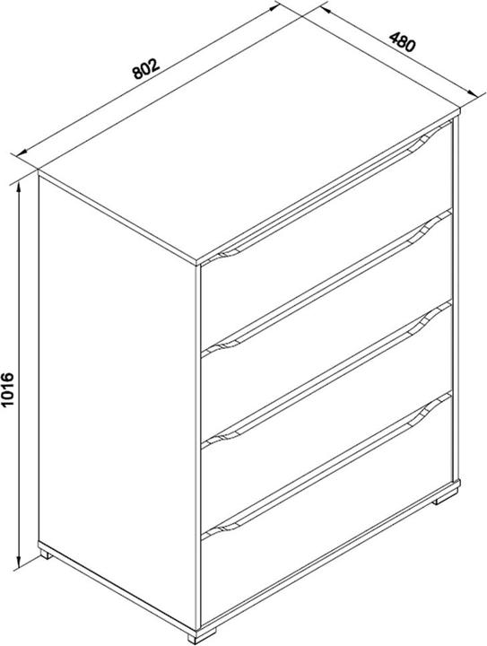 Image du produit Vicco Ruben (102 x 48 x 80 cm)