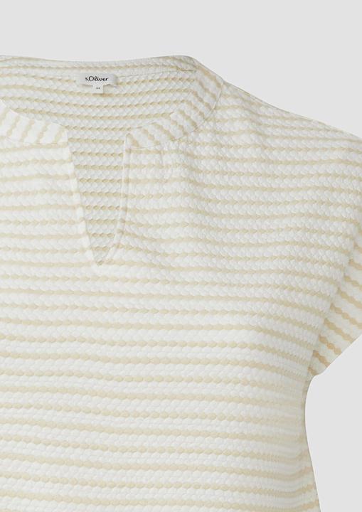 Produktbild S.Oliver T-Shirt Strukturiertes T-Shirt im Relaxed Fit (54)