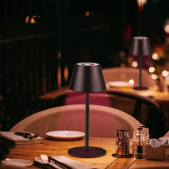 Actual product image Goobay Wireless LED table lamp RGB, black (150 lm)