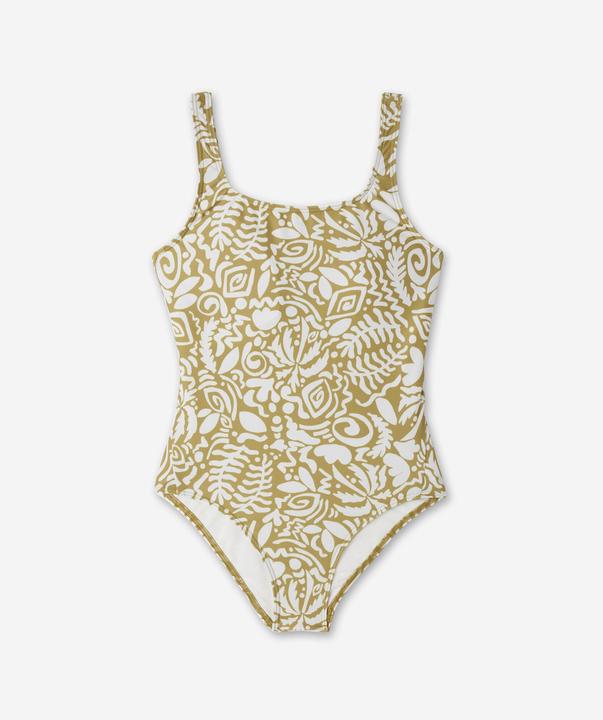 Image du produit Nabaiji Maillot de bain 1 pièce natation Femme - Heva Joy moti poly vert (36, 38)