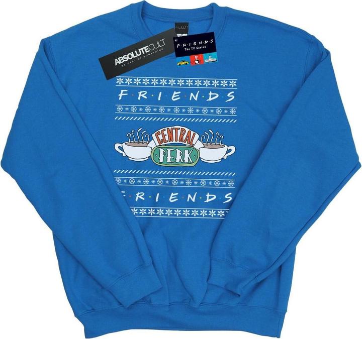 Actual product image Friends Mens Fair Isle Central Perk Sweatshirt (S)