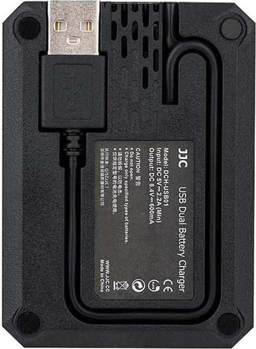 Image du produit JJC Olympus DCH BLS5 Chargeur de batterie double USB (voor Olympus BLS 1/BLS 5/BLS 50) (Chargeur de batterie d'appareil photo)
