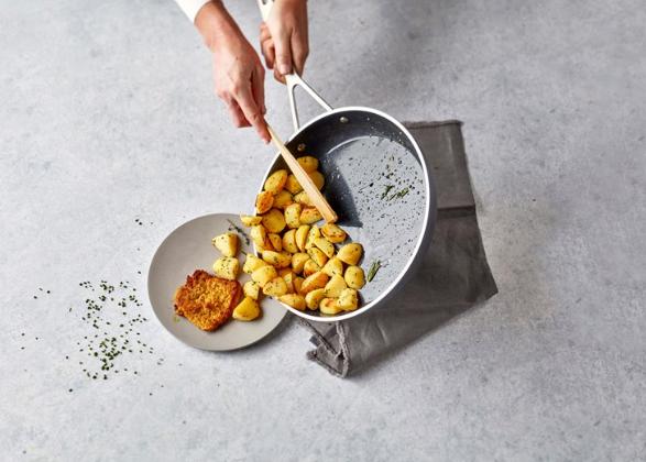 Productafbeelding Demeyere Alu Industry 3 Duraslide koekenpan 30cm met antiaanbaklaag (Koekenpan, Aluminium, Roestvrij staal)