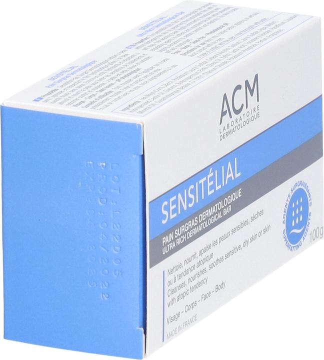 Produktbild Markenlos Laboratoire ACM Sensitelial Dermatological Wash Bar 100g - Extra Gentle (Hartseife, 100 g)