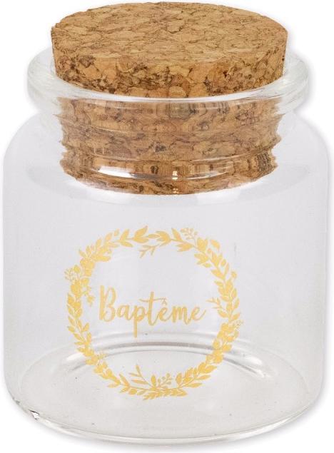 Artifete Glasfläschchen - Baptême (1 Stk.)