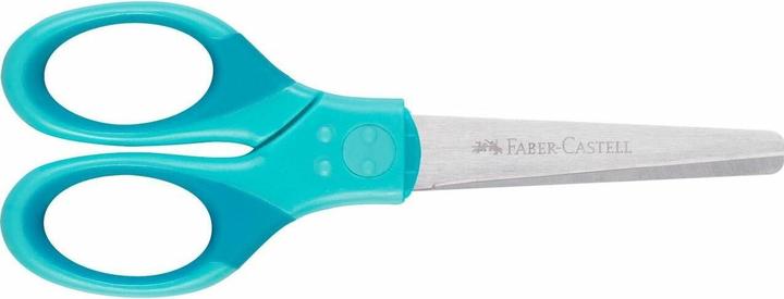 Produktbild Faber-Castell Schulschere GRIP, trkis, auf Blisterkarte (13.50 cm)