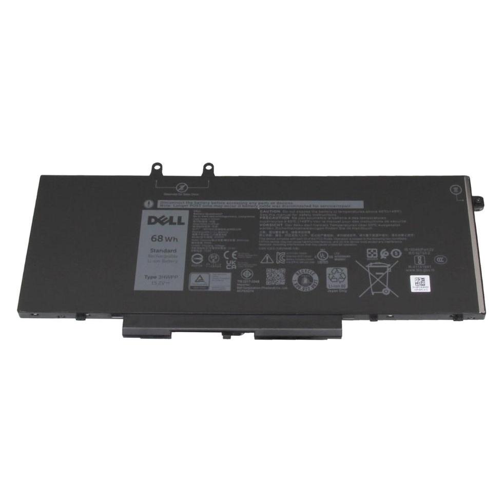 Dell Main Battery Pack 15.2V 4250mAh 4 cell (4 Zellen, 4250 mAh), Notebook Akku, Schwarz