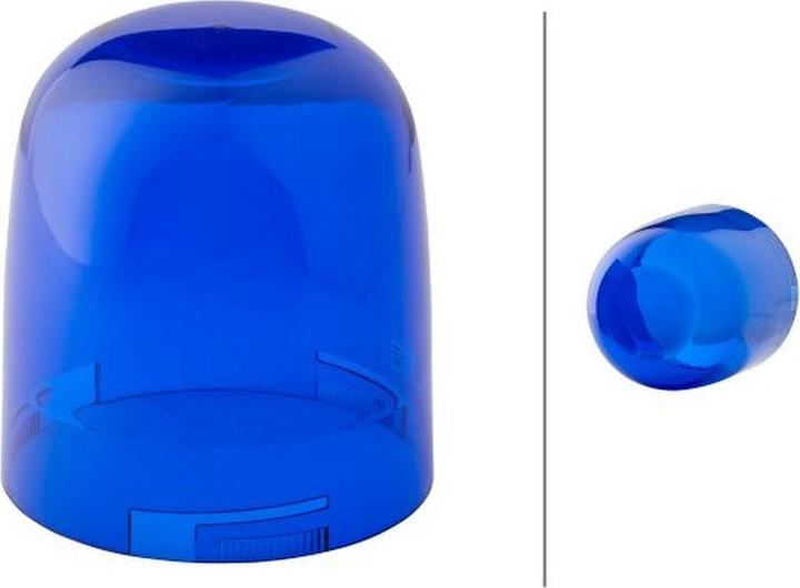 Image du produit Hella 9EL 860 628-021 Verre pour gyrophare bleu