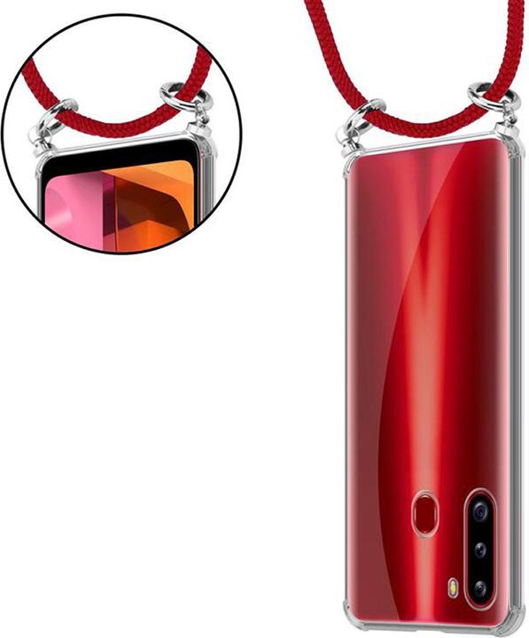 Produktbild Cadorabo TPU Handy Kette SILBER Cover
