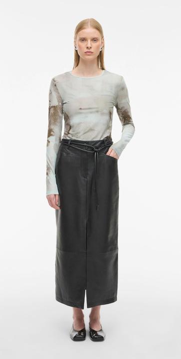 Produktbild Rouge Edit Leder Maxirock (36)