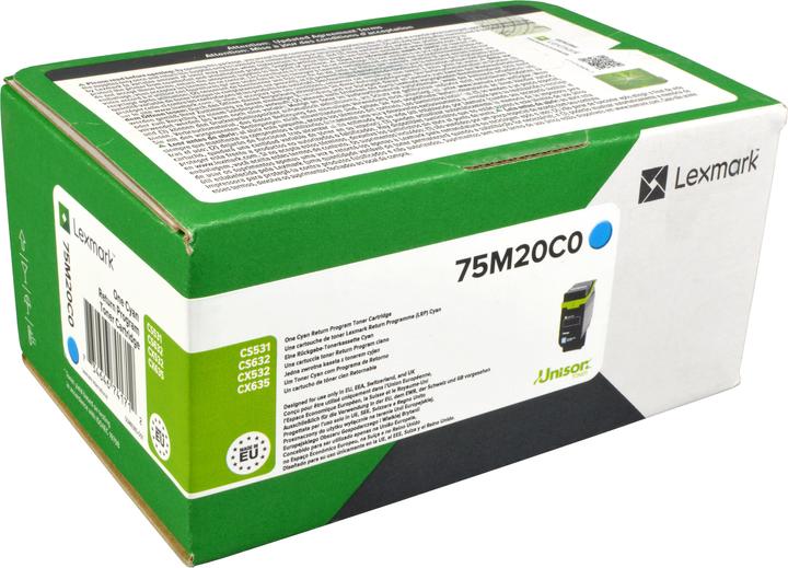 Actual product image Lexmark Lxk CS/X53x,CS/X63x Cyn Rtn 2K Crtg (C)