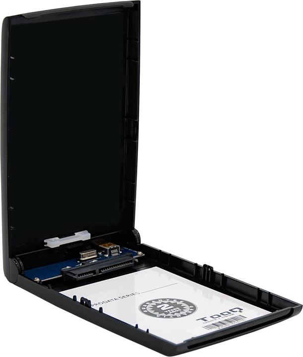 Actual product image Tooq Technology TQE-2526B Storage Drive Enclosure HDD Enclosure Black 2.5" USB (2.5")