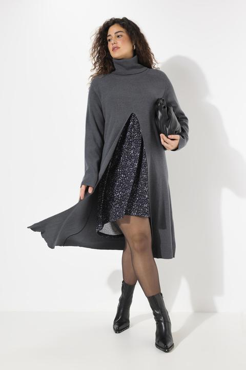 Actual product image Ulla Popken Extra Long Long Sleeve Turtleneck (56)