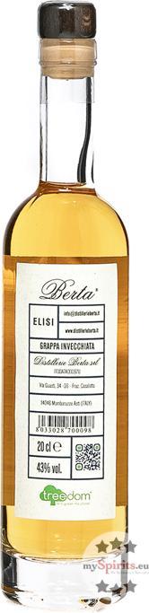 Produktbild Berta Grappa Elisi (1 x 20 cl)