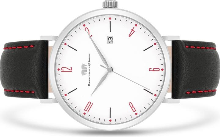 Image du produit Montre à quartz Arakon II en cuir véritable argent - 34074 (Montre analogique, 42 mm)