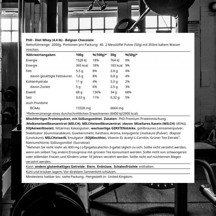 Image du produit PhD Nutrition Diet Whey (Chocolat, 1 pcs, 2000 g)