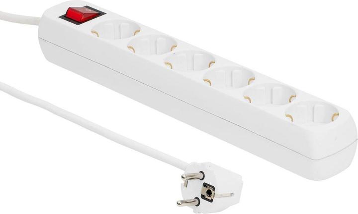 Produktbild MicroConnect Verlängerungsschnur (6 x, CEE 7/7, 5 m)