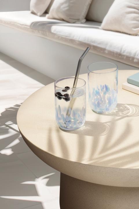 Actual product image Like. by Villeroy & Boch Longdrink-Glas, 2 Stück Like Confetti Aqua (0.30 l, 2x)