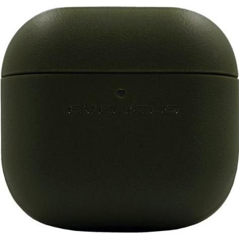 Evelatus Headphone case Apple AirPods 4 Protective Silicone Case Green (Manicotto per cuffie), Borsa per cuffie + Copertura protettiva, Verde