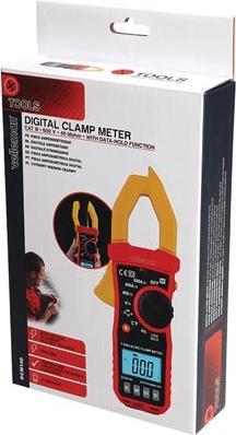 Produktbild Velleman DIGITALE STROMZANGE - CAT III - 600 V - AC/DC - NCV - MIT DATA-HOLD-FUNKTION (CAT III 600V)