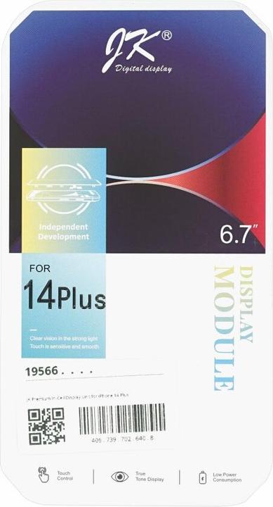 Actual product image JK Premium In-Cell Display Unit for iPhone 14 Plus (Display, Apple iPhone 14 Plus)