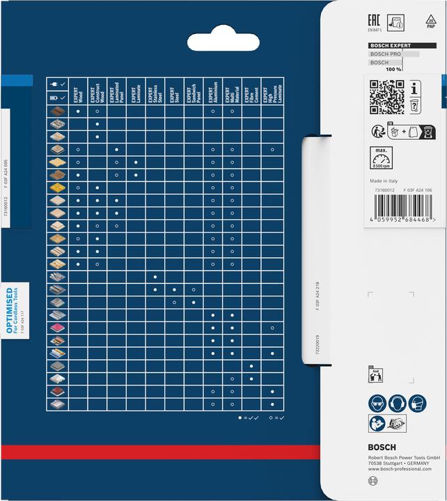 Productafbeelding Bosch Professional Zubehör EXPERT Aluminium Kreissägeblatt, 160x20 mm, T54