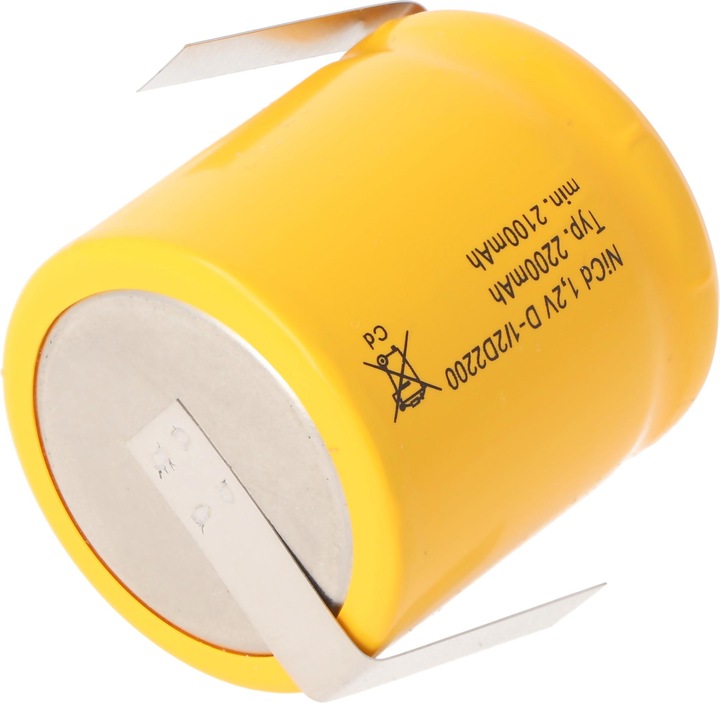Produktbild Saft Akku VRE 1/2 D, Mono 1/2 mit Lötfahne in Z-Form (1.20 V, 2500 mAh)