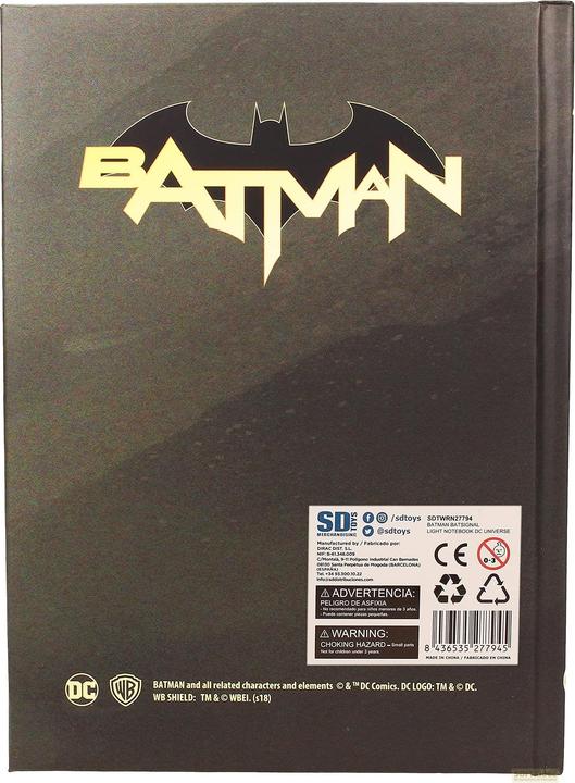 Image du produit SD Toys Batman - Dark Knight (A5, À rayures, Couverture rigide)