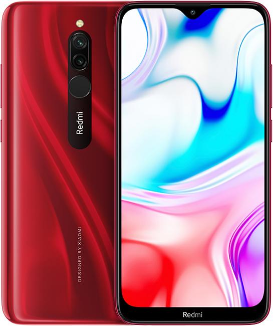 Xiaomi Redmi 8 (64 Go, Red, 6.22", Double SIM hybride, 4G)