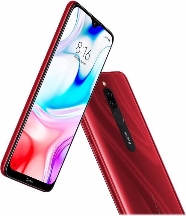 Image du produit Xiaomi Redmi 8 (64 Go, Red, 6.22", Double SIM hybride, 4G)