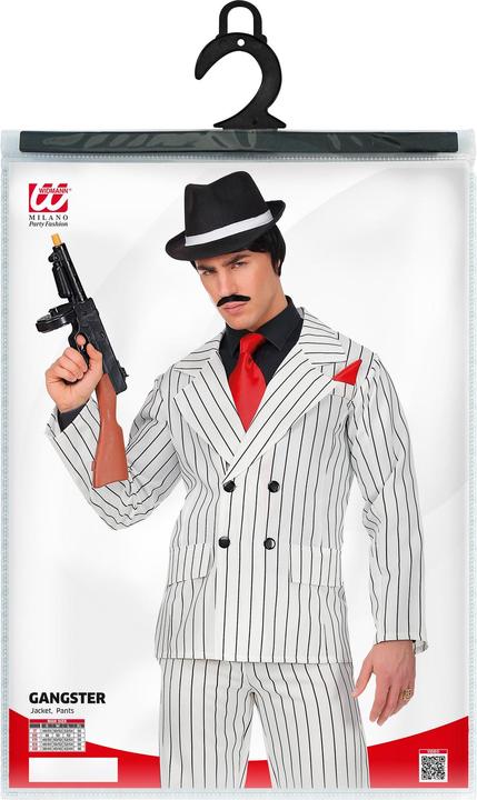 Actual product image Widmann 20s gangster costume suit with wide pinstripes (S, M, L, XL)