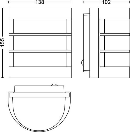 Actual product image Philips Calgary (0 lm, E27, IP44)